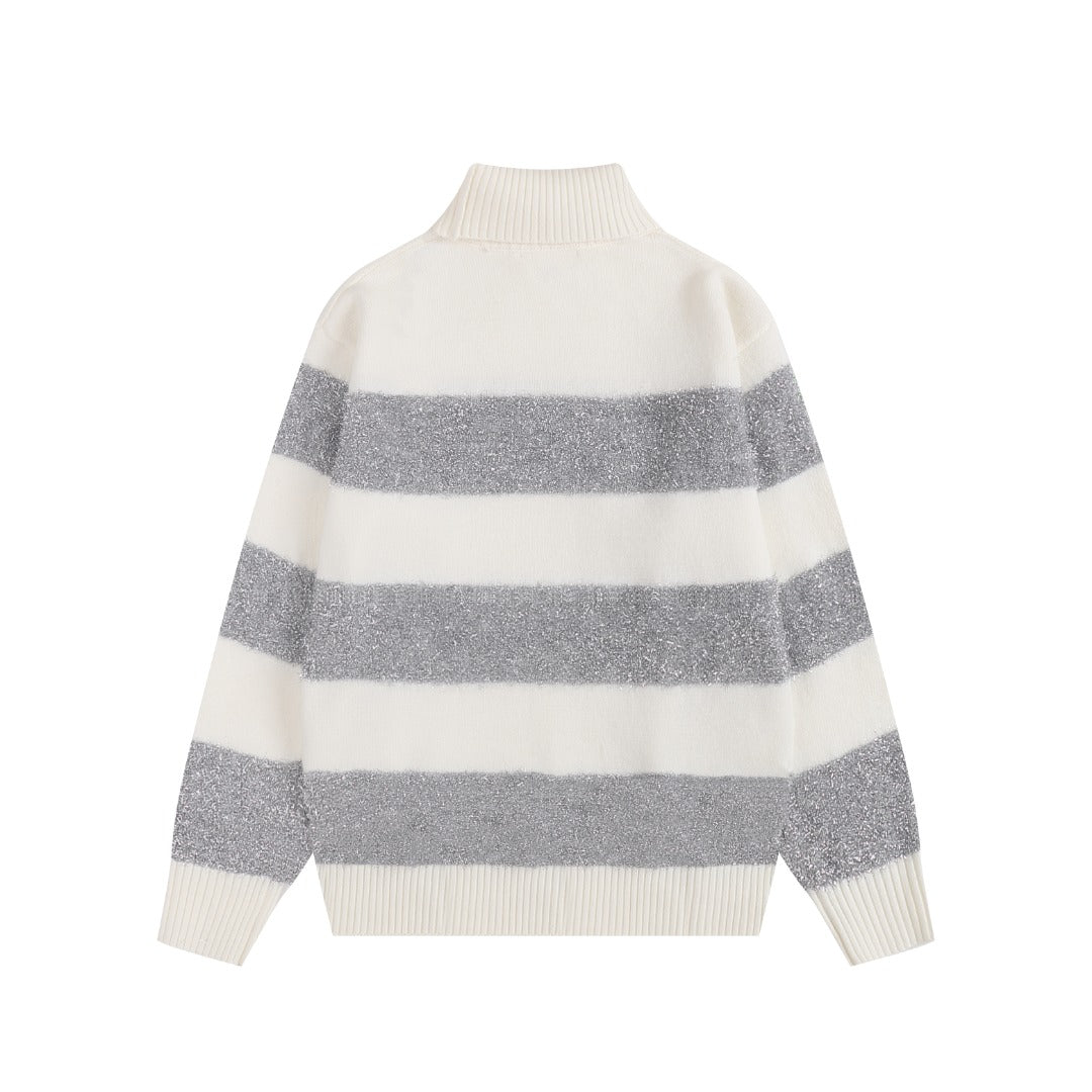 AMIPARIS Cotton & Wool Sweater - Premium Blend Knitwear