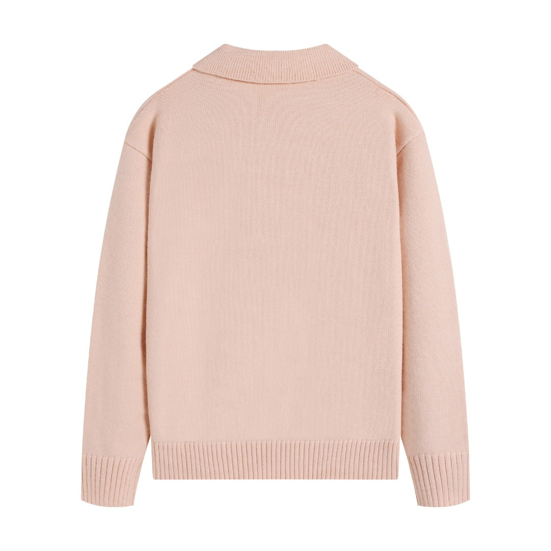 AMI PARIS Cotton and wool sweater