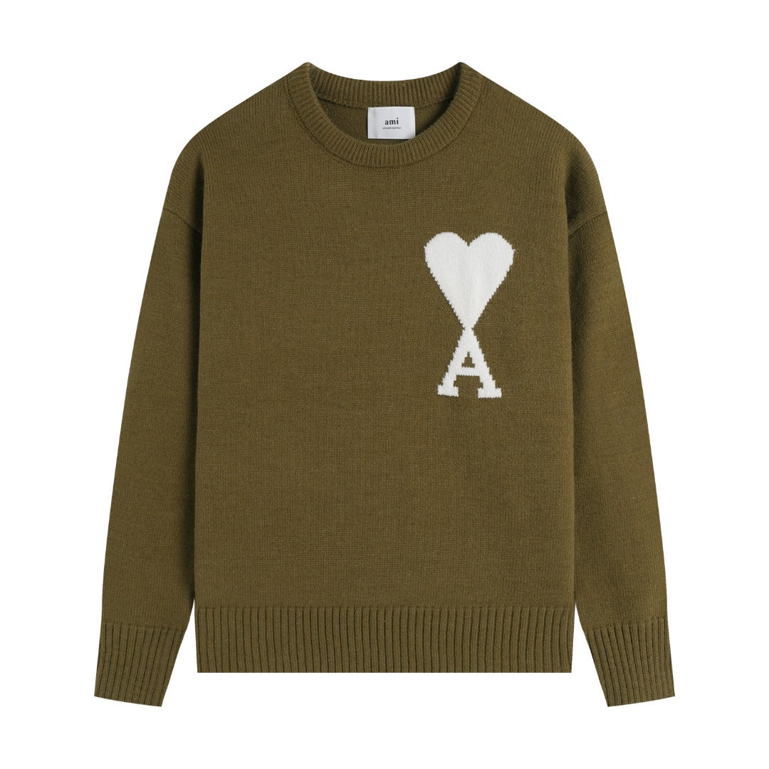 AMIPARIS Cotton & Wool Sweater - Premium Blend Knitwear