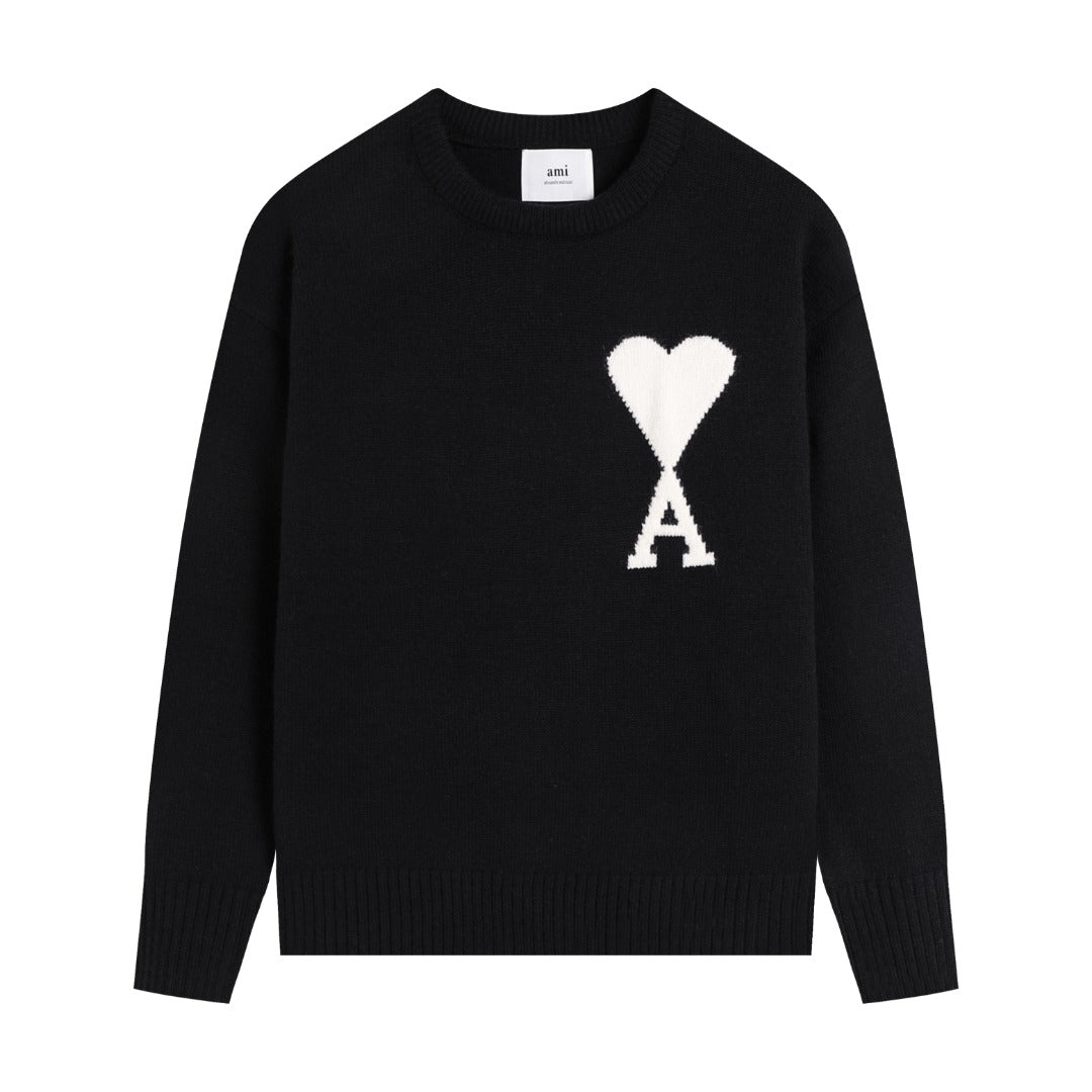 AMIPARIS Cotton & Wool Sweater - Premium Blend Knitwear