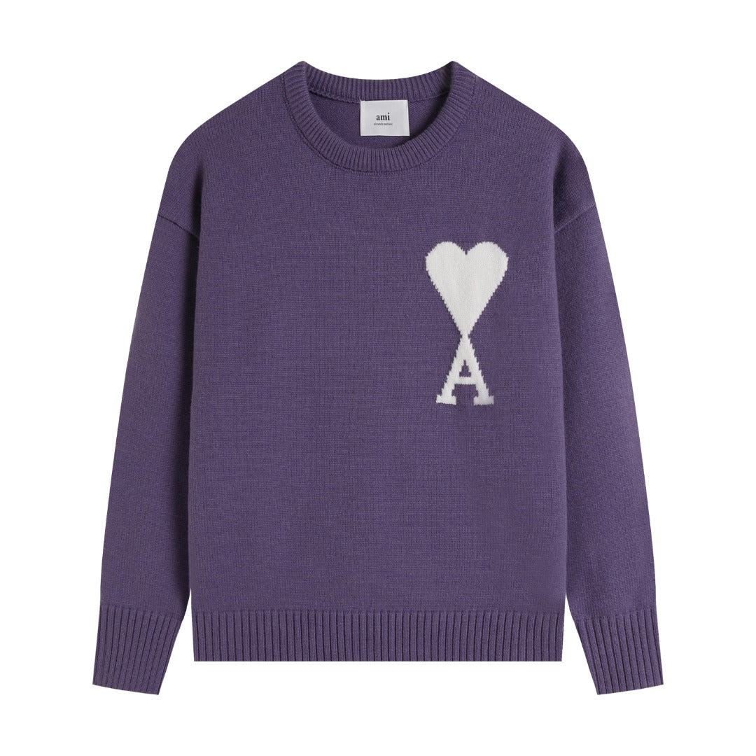AMIPARIS Cotton & Wool Sweater - Premium Blend Knitwear
