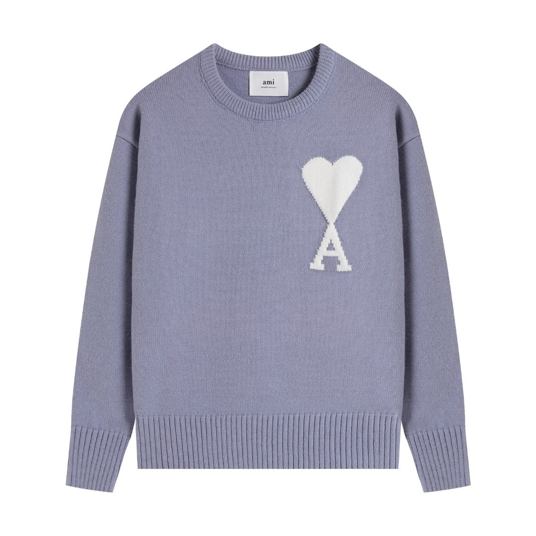 AMIPARIS Cotton & Wool Sweater - Premium Blend Knitwear