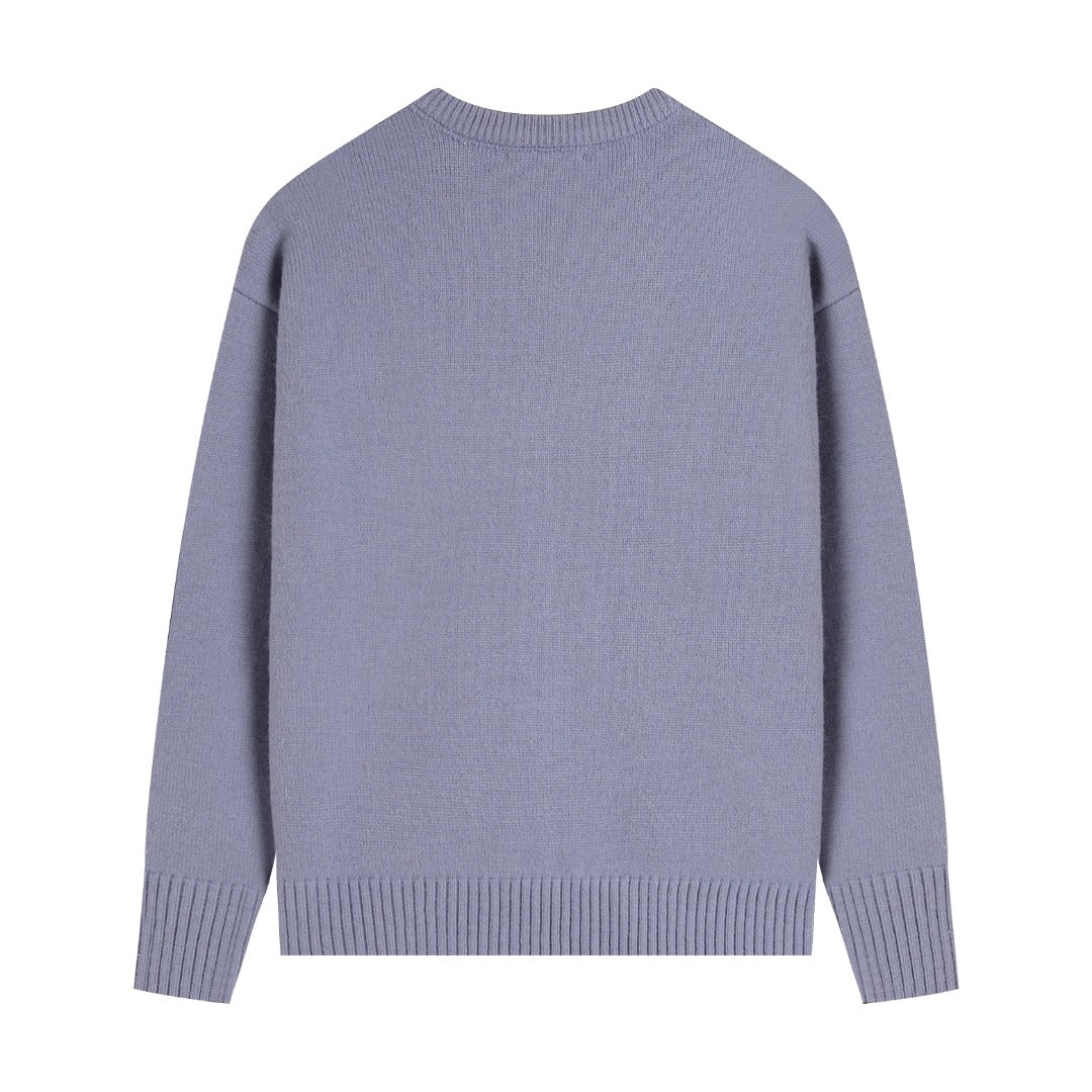 AMIPARIS Cotton & Wool Sweater - Premium Blend Knitwear