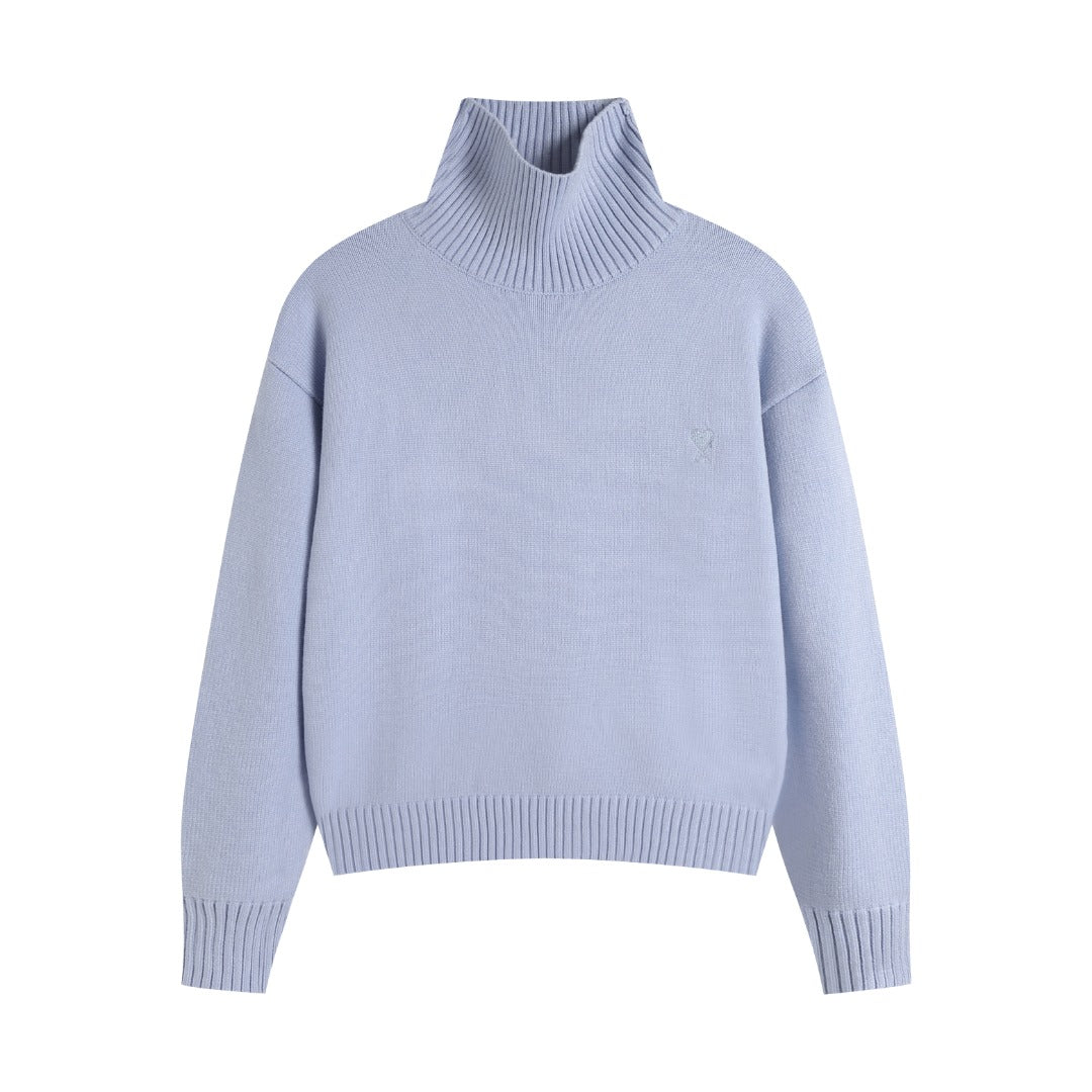 AMIPARIS Cotton & Wool Sweater - Premium Blend Knitwear