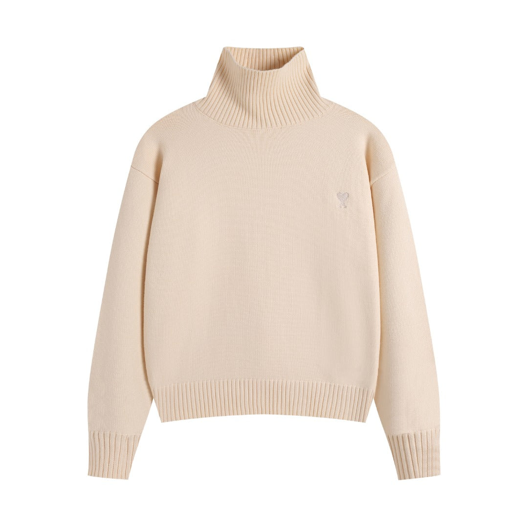 AMIPARIS Cotton & Wool Sweater - Premium Blend Knitwear
