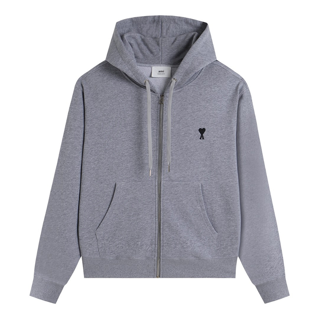 AMI PARISCotton Hoodie - Modern Classic