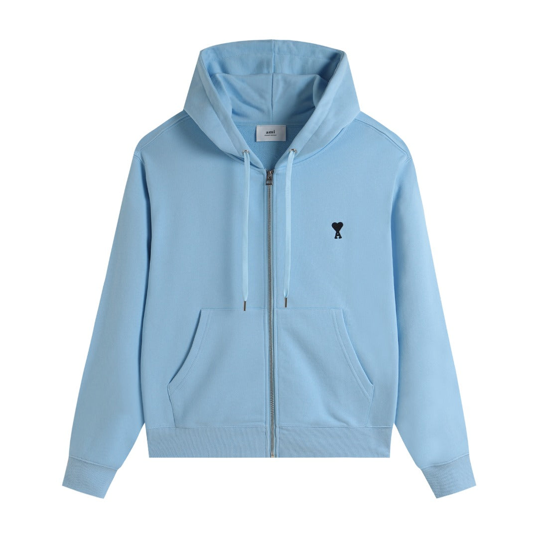 AMI PARISCotton Hoodie - Modern Classic