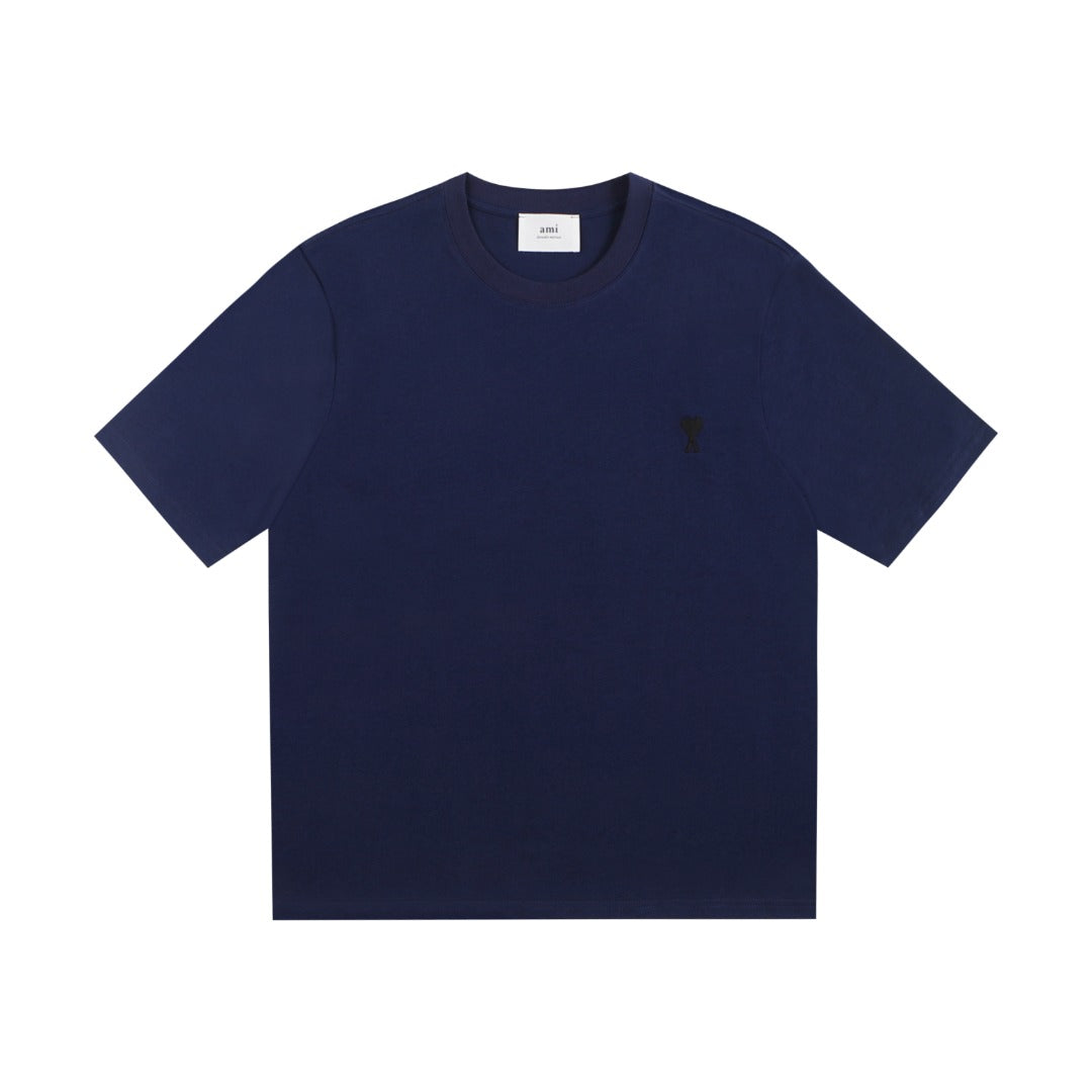 AMI PARIS Casual T-Shirt - Premium Cotton Blend