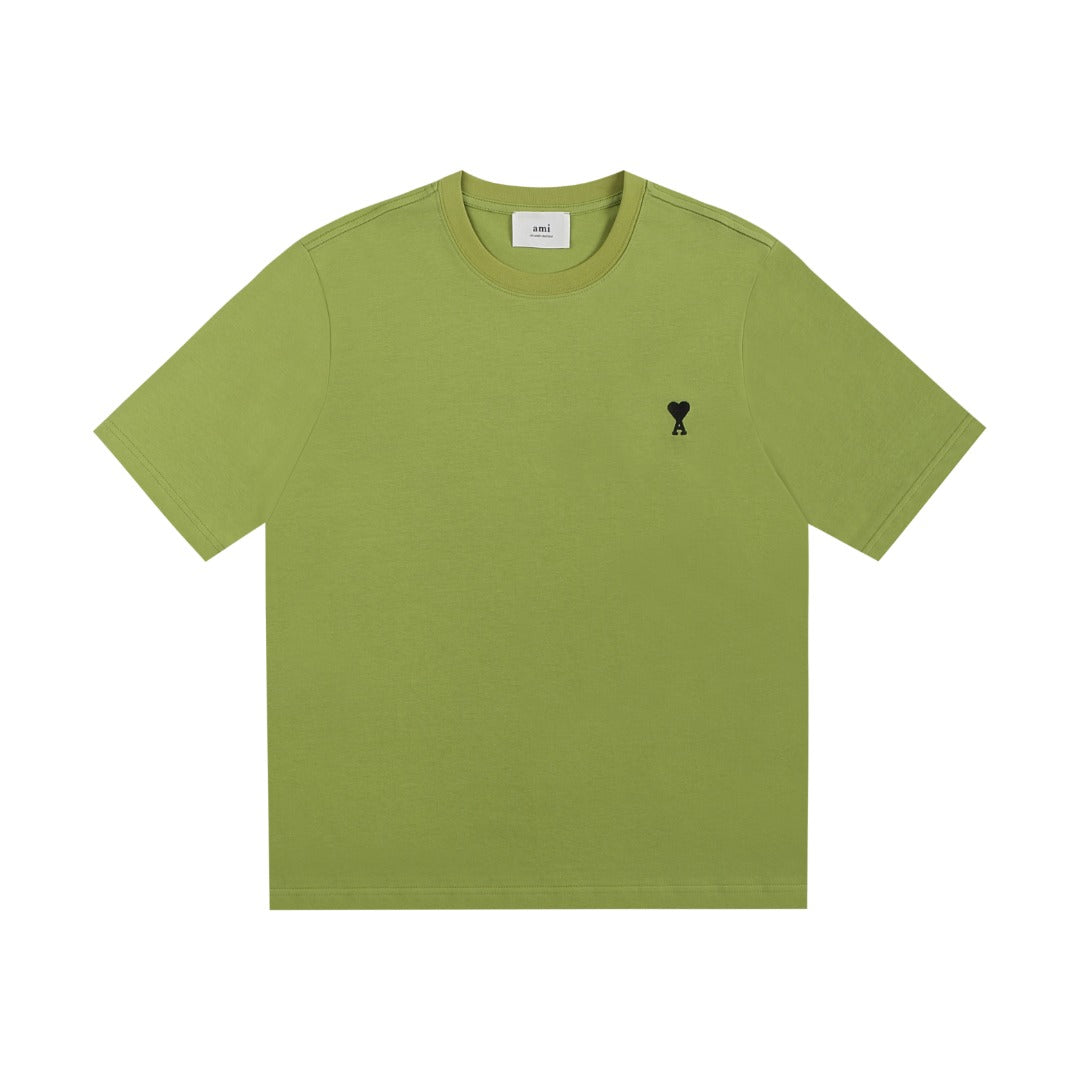 AMI PARIS Casual T-Shirt - Premium Cotton Blend