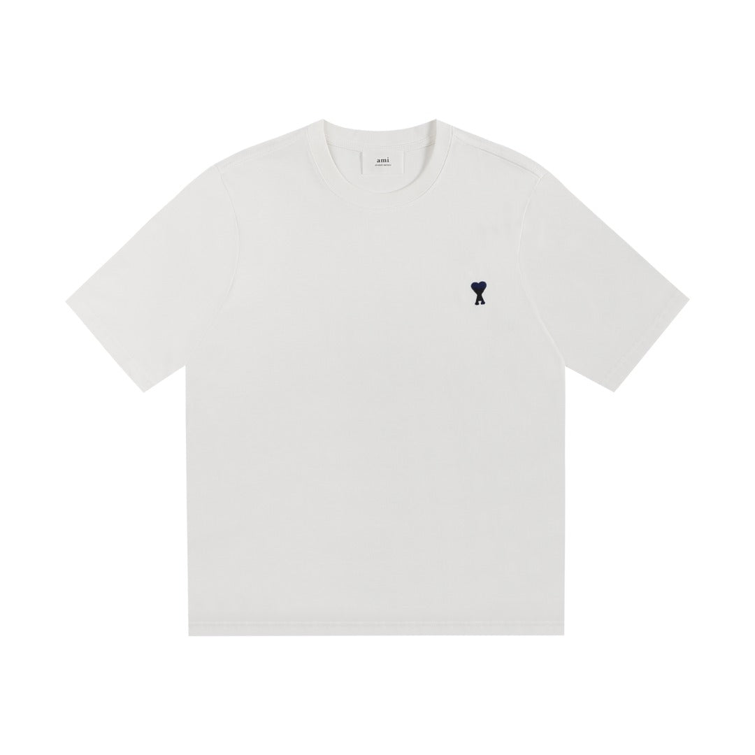 AMI PARIS Casual T-Shirt - Premium Cotton Blend