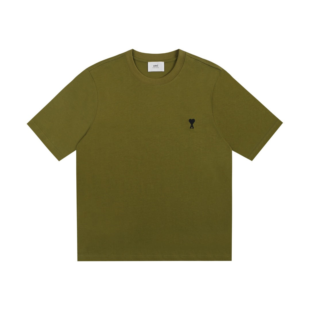 AMI PARIS Casual T-Shirt - Premium Cotton Blend