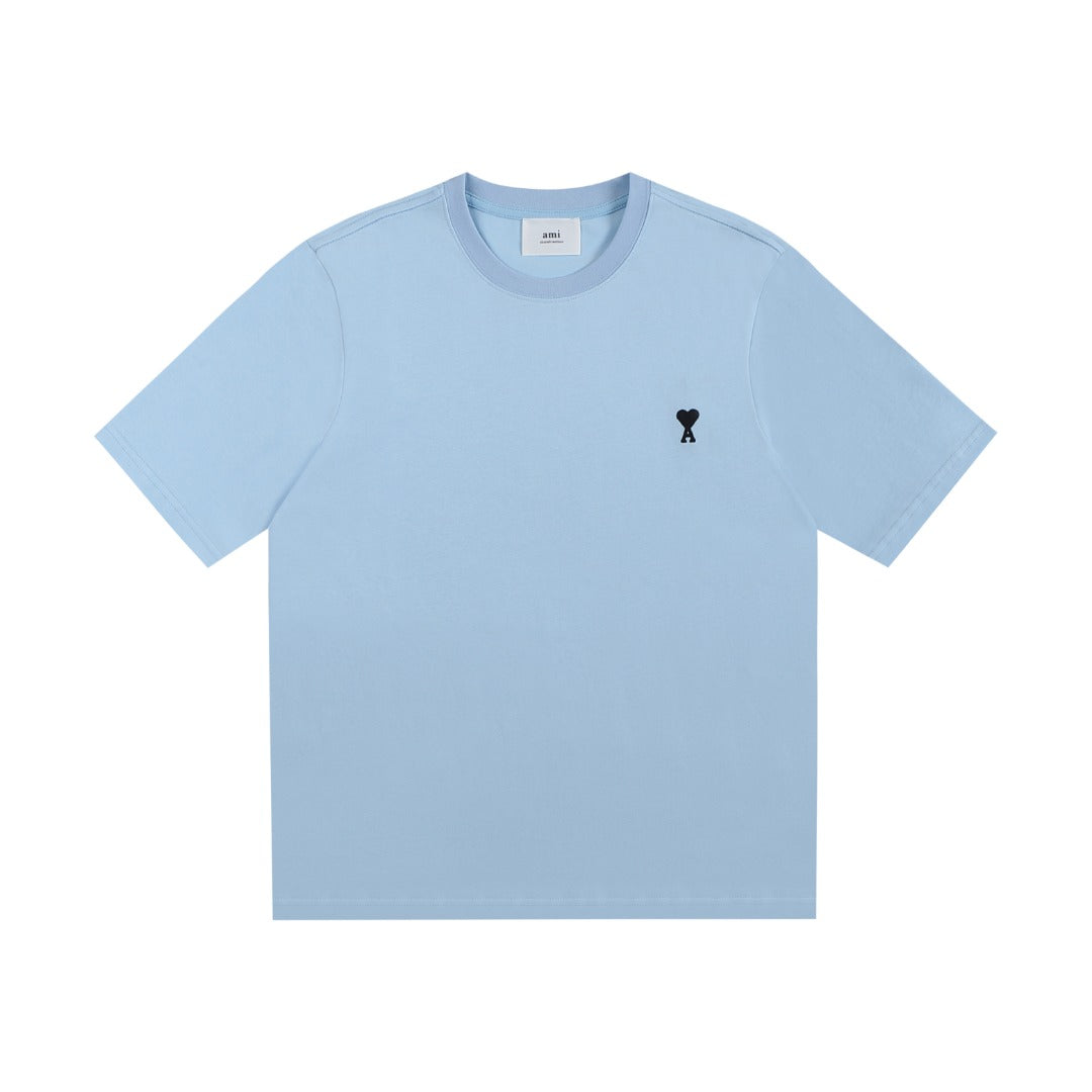 AMI PARIS Casual T-Shirt - Premium Cotton Blend
