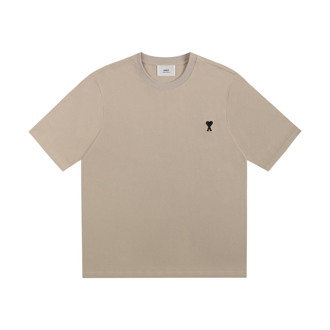 AMI PARIS Casual T-Shirt - Premium Cotton Blend