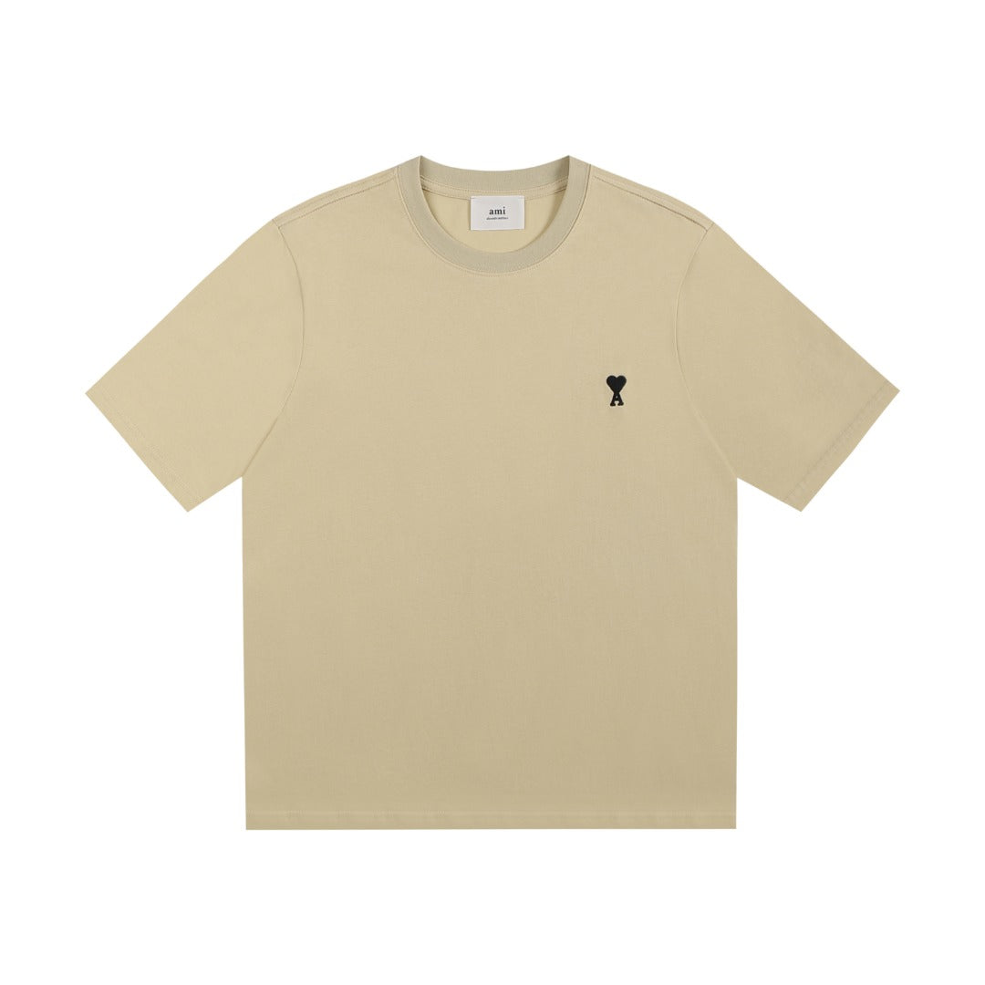 AMI PARIS Casual T-Shirt - Premium Cotton Blend