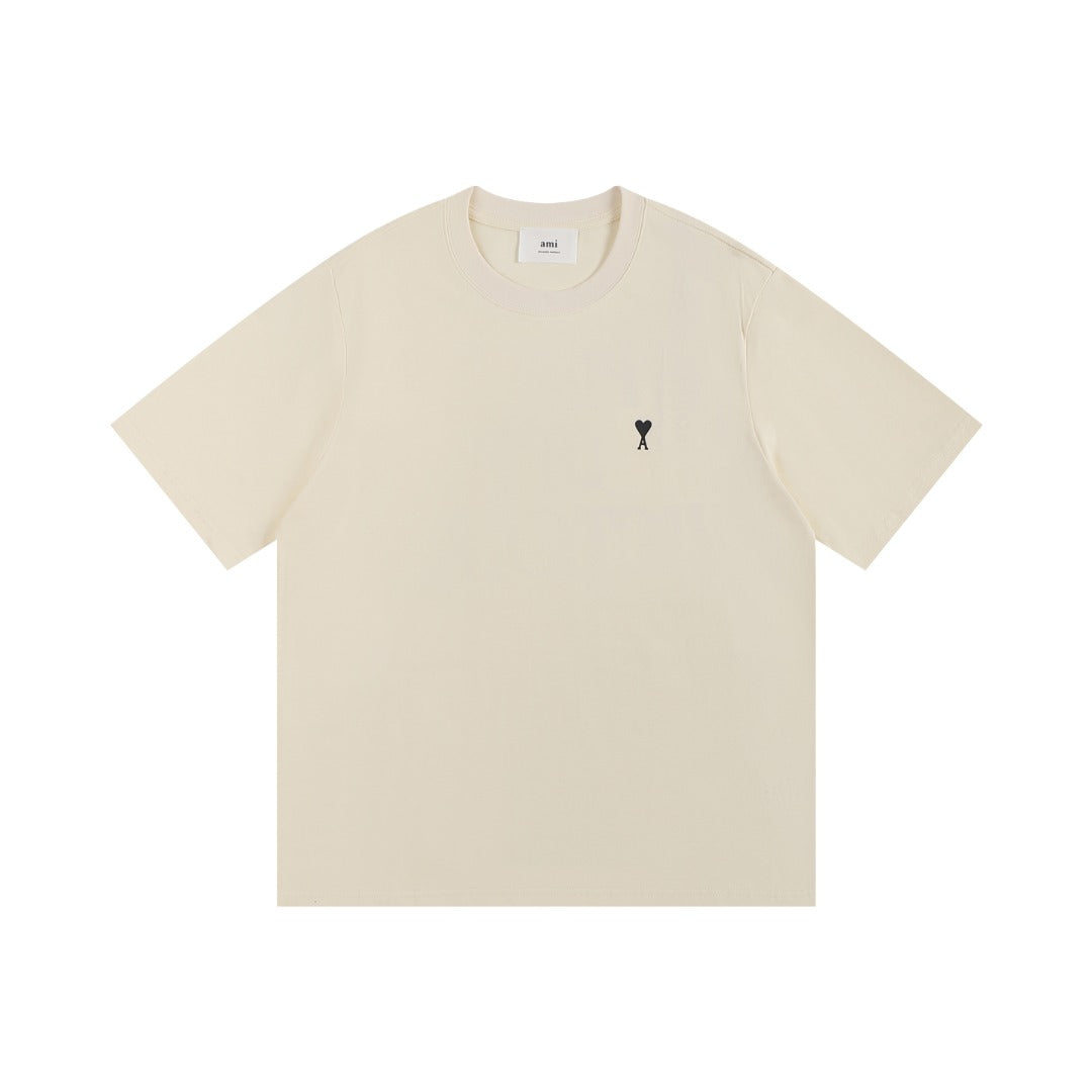 AMI PARIS Casual T-Shirt - Premium Cotton Blend