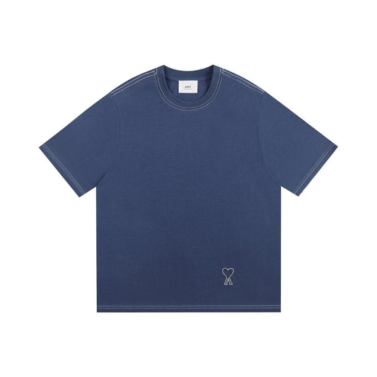 AMI PARIS  Unisex Casual T-Shirt