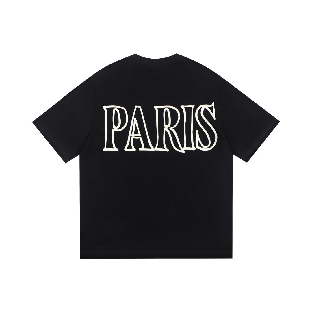 AMI PARIS  Unisex Casual T-Shirt