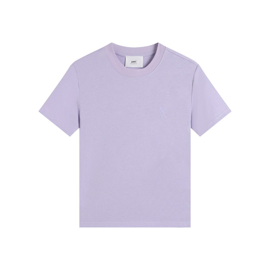 AMI PARIS  Unisex Casual T-Shirt
