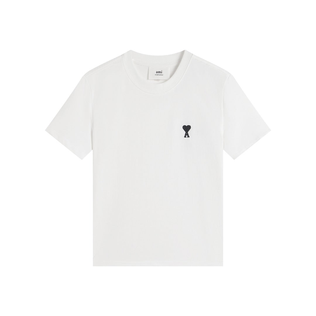 AMI PARIS  Unisex Casual T-Shirt