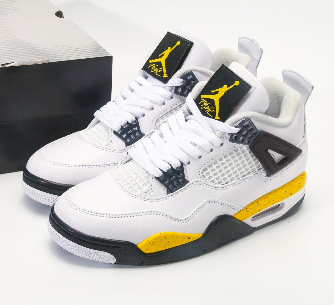 Air Jordan 4 Retro 'Rare Air' - White/Tour Yellow