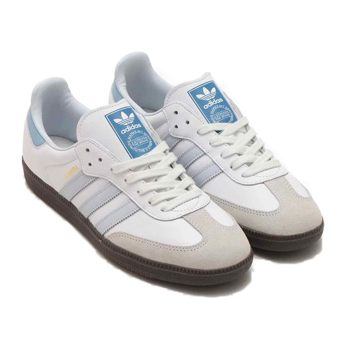 adidas Samba OG White Halo Blue Gum ID2055 - Image 2