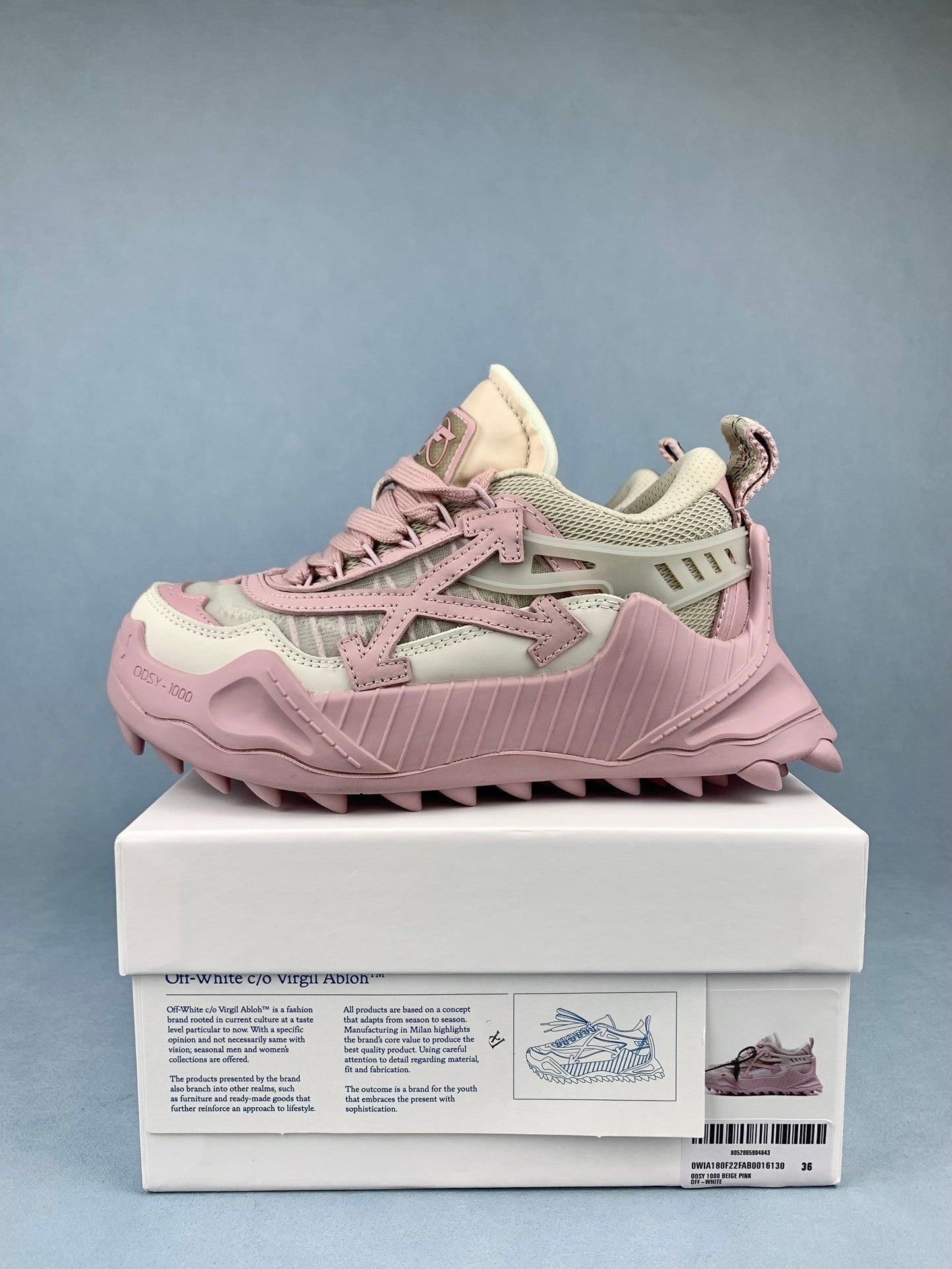 Off-White pink sneakers