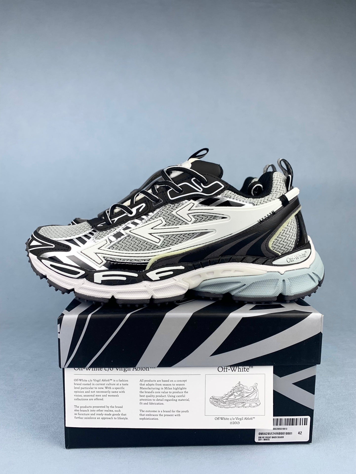 Off-White Black and Grey Sneakers