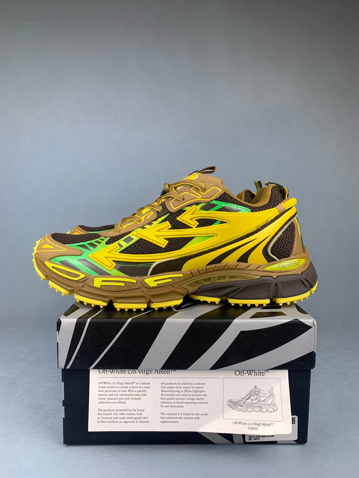 Off-White yellow sneakers