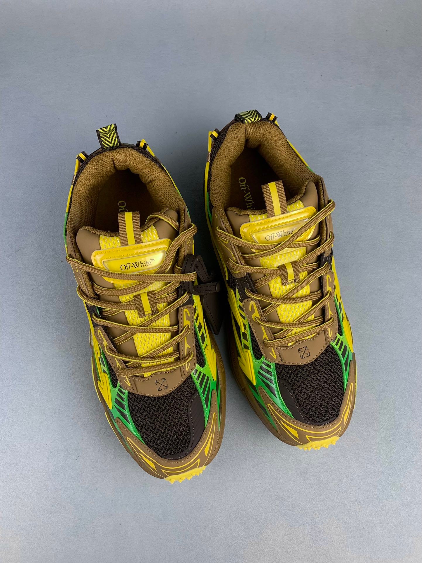 Off-White yellow sneakers