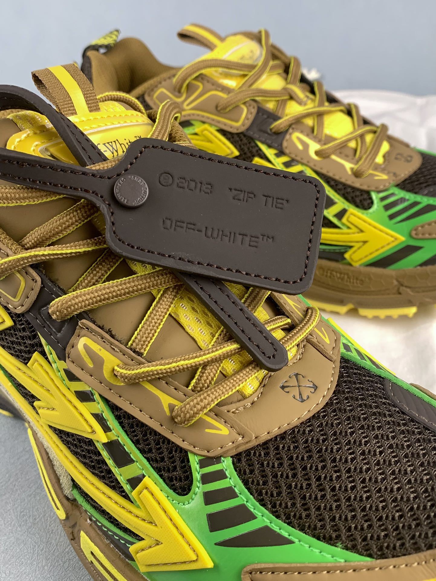 Off-White yellow sneakers