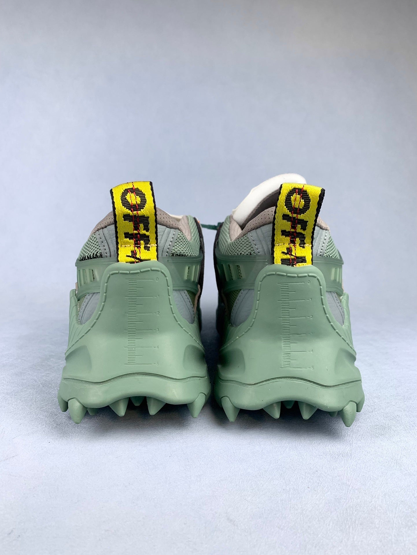 Off-White Grey-Green Sneakers