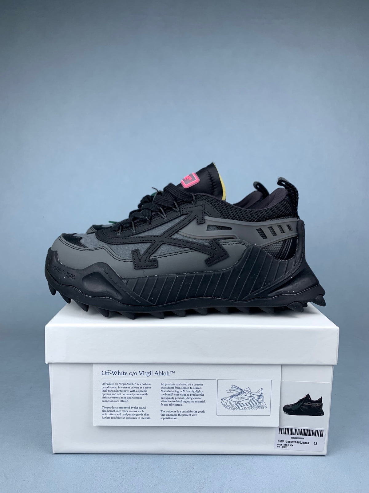 Off-White Black and Grey Sneakers