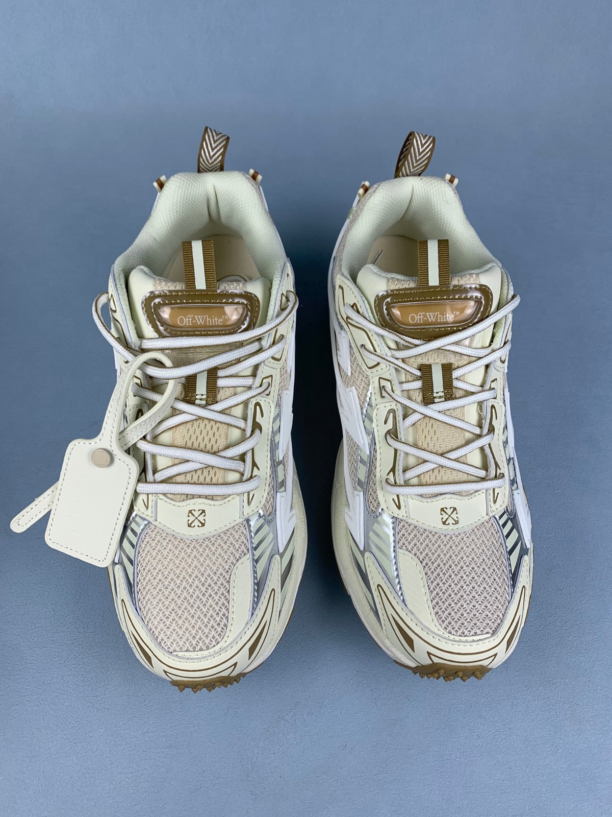 Off-White Beige Sneakers