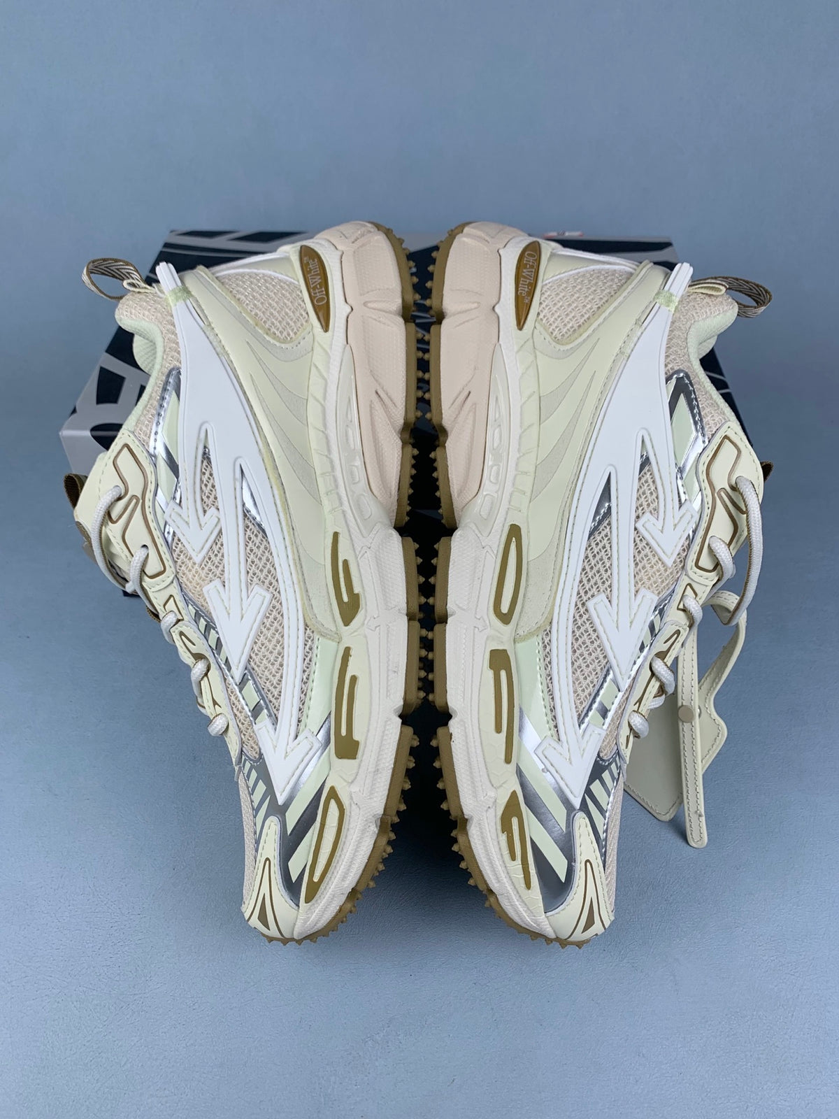 Off-White Beige Sneakers