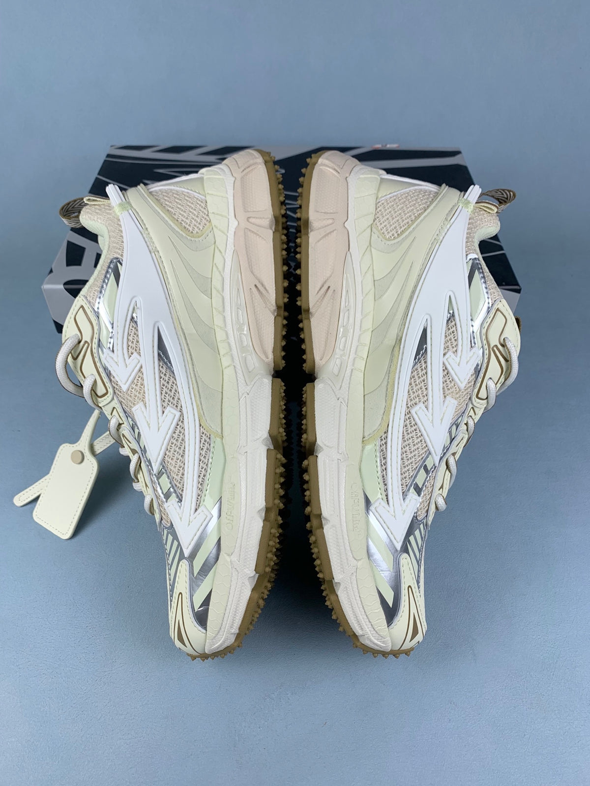 Off-White Beige Sneakers