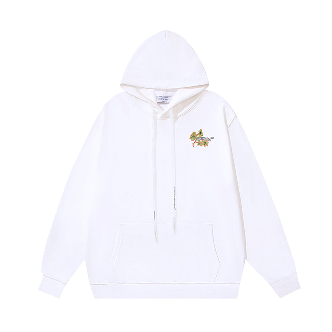 OFF-WHITELogo Print Hoodie - Premium Cotton Streetwear Pullover