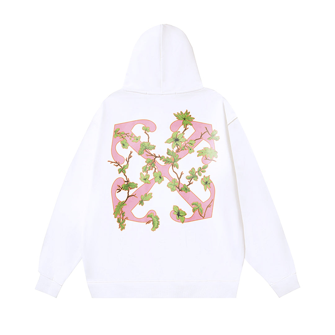 OFF-WHITELogo Print Hoodie - Premium Cotton Streetwear Pullover