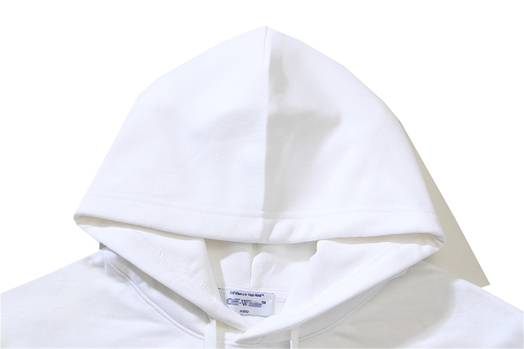 OFF-WHITELogo Print Hoodie - Premium Cotton Streetwear Pullover