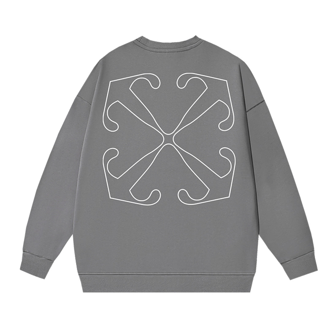 OFF-WHITELogo Print Sweatshirt - Premium Cotton Streetwear Essential
