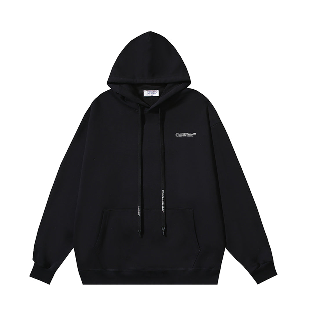 OFF-WHITELogo Print Hoodie - Premium Cotton Streetwear Pullover