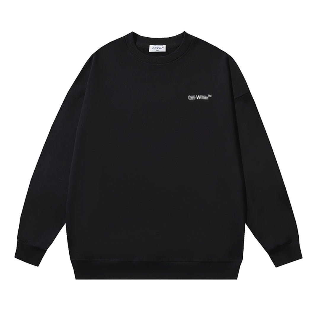 OFF-WHITELogo Print Sweatshirt - Premium Cotton Streetwear Essential