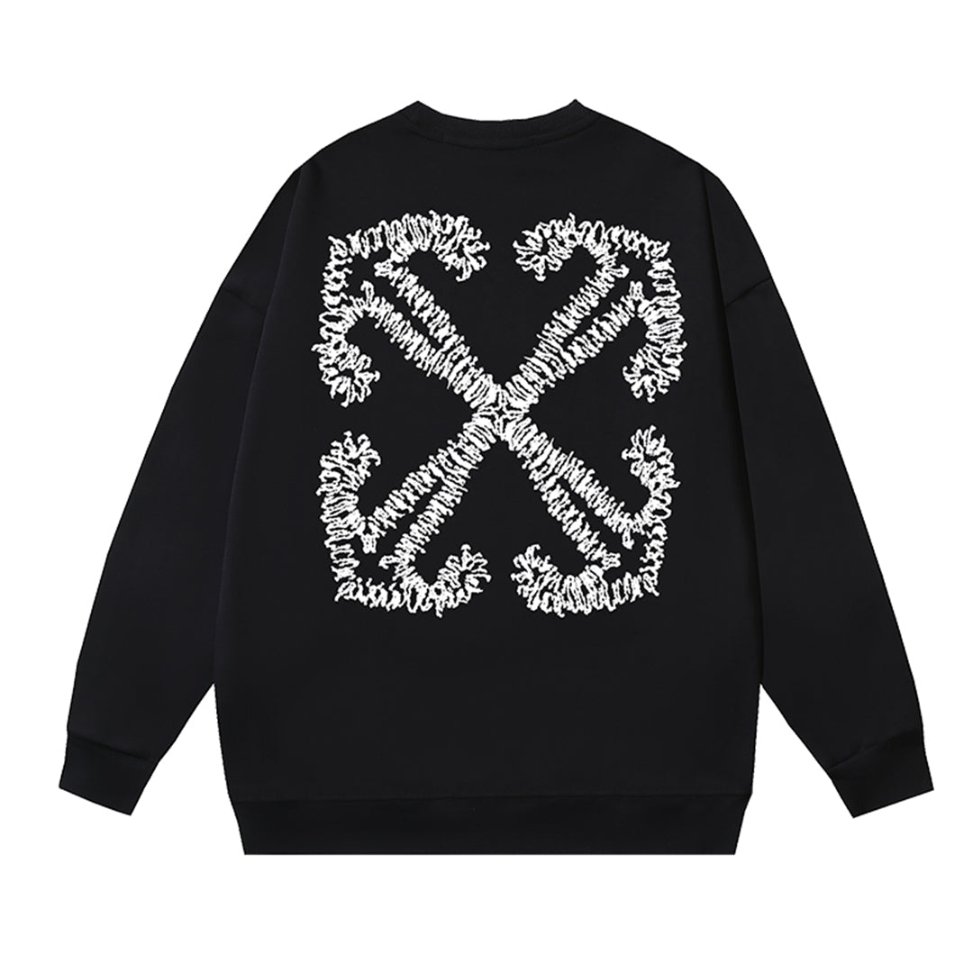 OFF-WHITELogo Print Sweatshirt - Premium Cotton Streetwear Essential