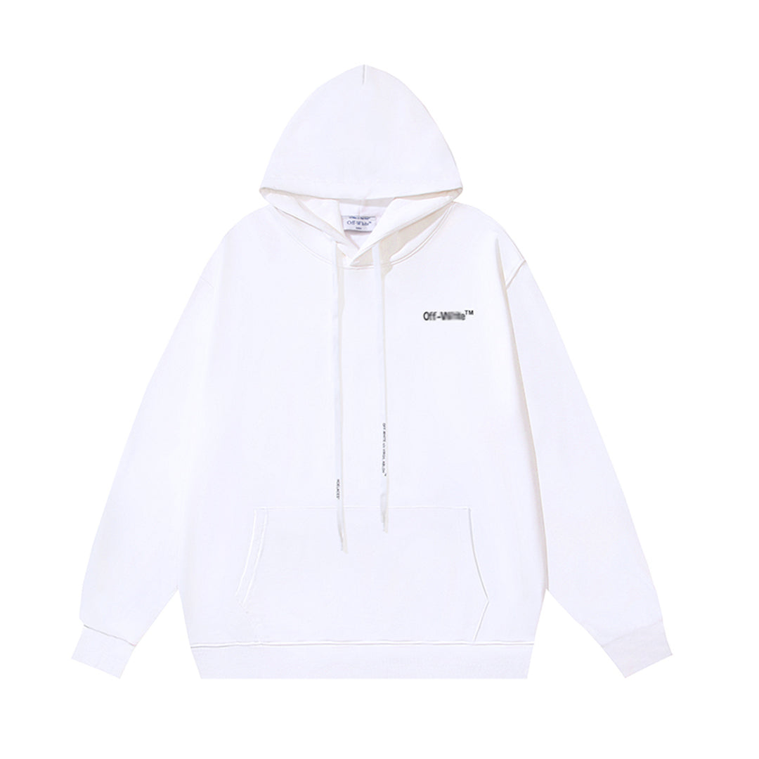 OFF-WHITELogo Print Hoodie - Premium Cotton Streetwear Pullover