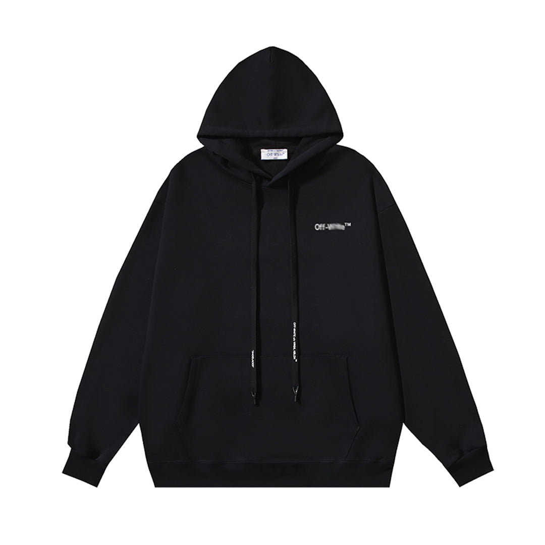 OFF-WHITELogo Print Hoodie - Premium Cotton Streetwear Pullover