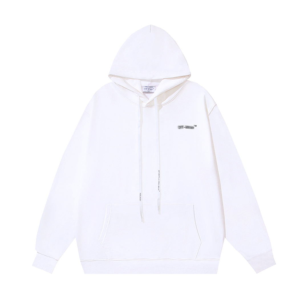 OFF-WHITELogo Print Hoodie - Premium Cotton Streetwear Pullover