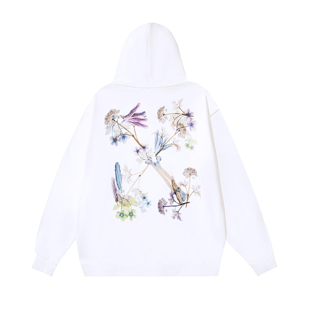 OFF-WHITELogo Print Hoodie - Premium Cotton Streetwear Pullover