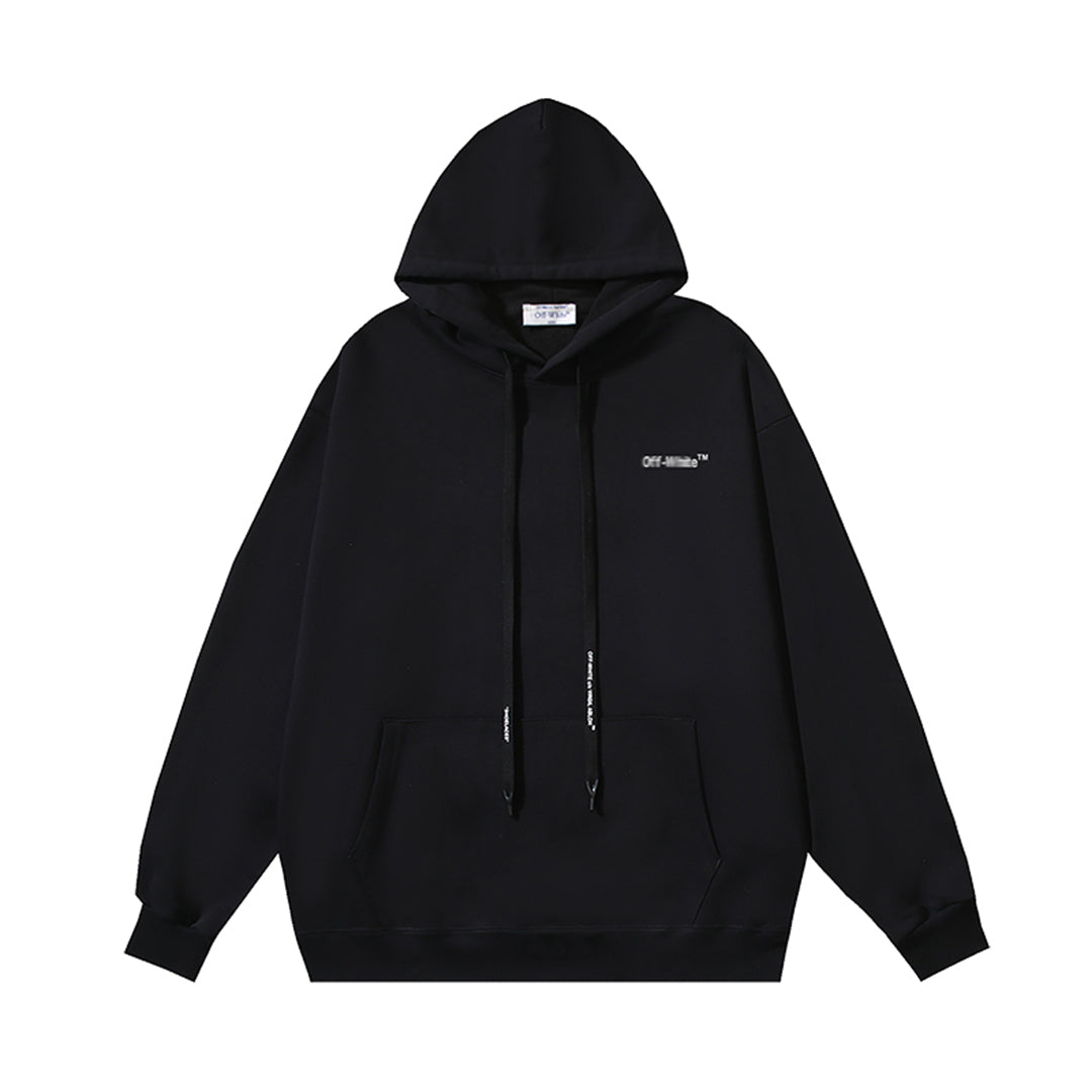 OFF-WHITELogo Print Hoodie - Premium Cotton Streetwear Pullover