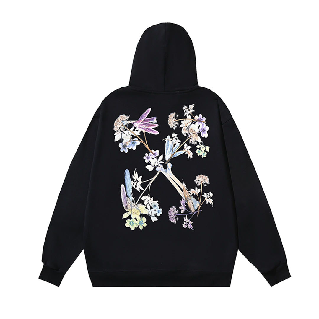 OFF-WHITELogo Print Hoodie - Premium Cotton Streetwear Pullover
