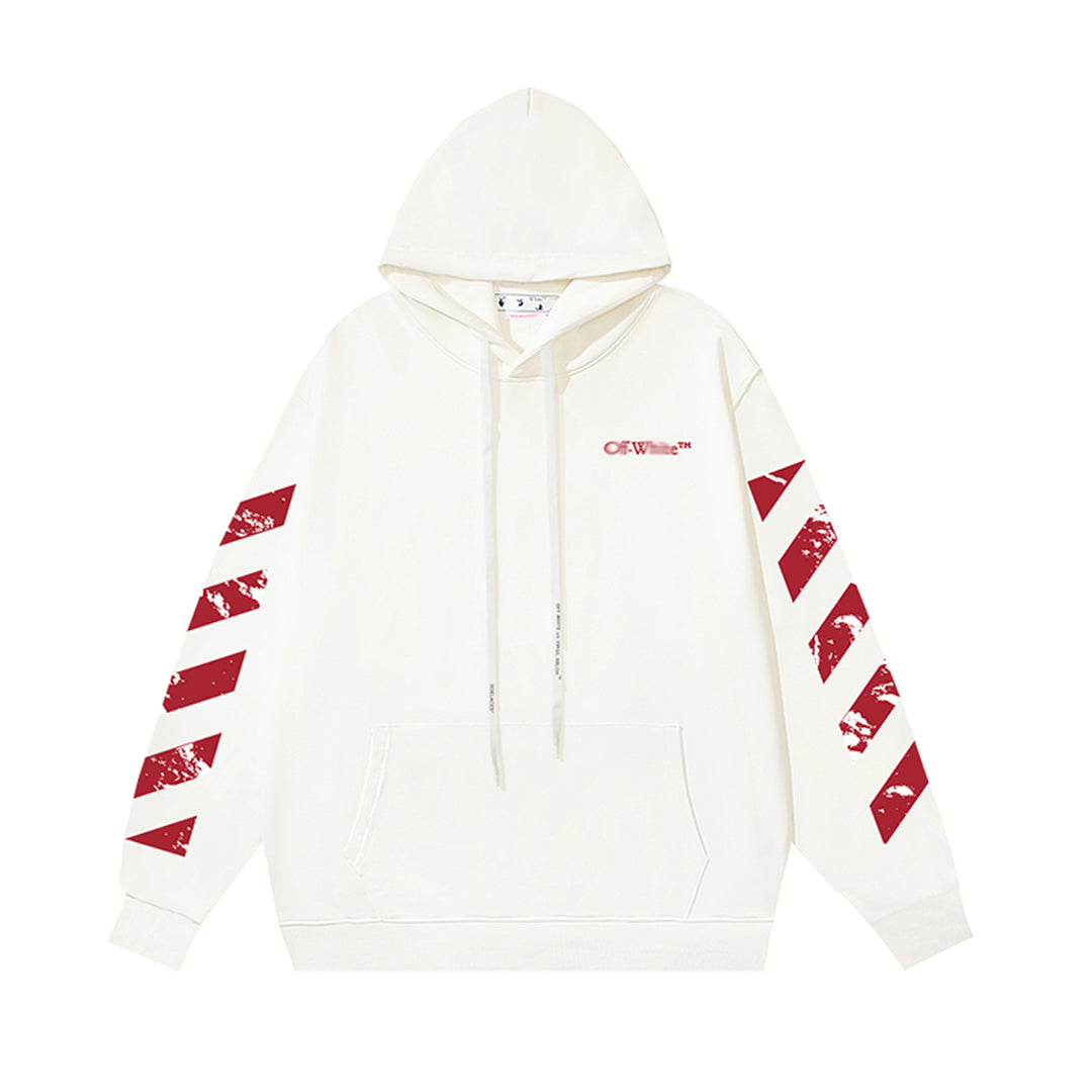 OFF-WHITELogo Print Hoodie - Premium Cotton Streetwear Pullover