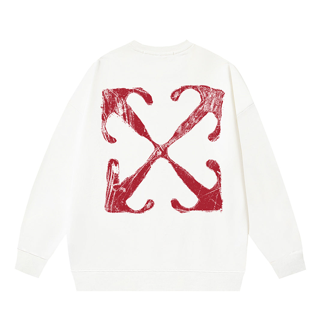 OFF-WHITELogo Print Sweatshirt - Premium Cotton Pullover